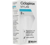 Médicament > Médicaments Dermatologiques > Médicament Mycoses Ciclopirox vernis à ongles 3 ml - Mycoses - Pharmacie en ligne LaSante.net