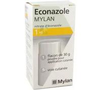 Médicament > Médicaments Dermatologiques > Médicament Mycoses Econazole Mylan Viatris Poudre 30 g - Mycoses - Pharmacie en ligne LaSante.net