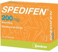 Médicament > Médicaments douleurs et fièvre > Médicaments anti-inflammatoires > Ibuprofène Spedifen 200 mg Comprimés x 20 - Ibuprofène - Pharmacie en ligne LaSante.net
