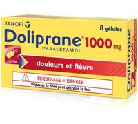 Médicament > Médicaments douleurs et fièvre > Paracétamol Doliprane 1000 mg gélules x 8 - Paracétamol - Pharmacie en ligne LaSante.net