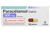Médicament > Médicaments douleurs et fièvre > Paracétamol Paracétamol Mylan Viatris 500 mg Gélules x 16 - Paracétamol - Pharmacie en ligne LaSante.net