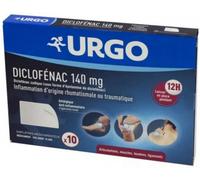 Médicament > Médicaments douleurs et fièvre > Patchs anti-inflammatoires Urgo Diclofénac Emplâtres 140 mg x 10 - Patchs anti-inflammatoires - Pharmacie en ligne LaSante.net