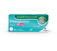 Médicament > Médicaments douleurs et fièvre Phloroglucinol Mylan Viatris 80 mg Comprimés orodispersibles x 20 - Douleurs et fièvres - Pharmacie en ligne LaSante.net
