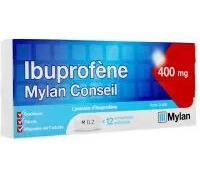 Médicament > Médicaments douleurs et fièvres Ibuprofène Mylan Viatris 400 mg Lysinate d'ibuprofène x 12 - Douleurs et fièvres - Pharmacie en ligne LaSante.net