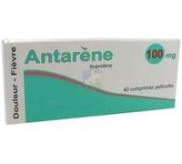 Médicament > Médicaments douleurs et fièvres > Médicaments anti-inflammatoires > Ibuprofène Antarène 100 mg x 40 - Ibuprofène - Pharmacie en ligne LaSante.net