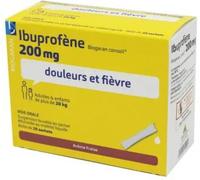 Médicament > Médicaments douleurs et fièvres > Médicaments anti-inflammatoires > Ibuprofène Ibuprofène 200 mg Biogaran Suspension Buvable x 20 - Ibuprofène - Pharmacie en ligne LaSante.net