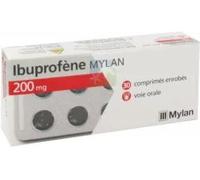 Médicament > Médicaments douleurs et fièvres > Médicaments anti-inflammatoires > Ibuprofène Ibuprofène Mylan Viatris 200 mg x 30 - Ibuprofène - Pharmacie en ligne LaSante.net