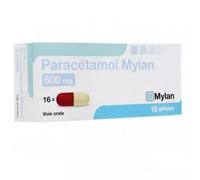 Médicament > Médicaments douleurs et fièvres > Paracétamol Paracétamol Mylan Viatris 500 mg Gélules x 16 - Paracétamol - Pharmacie en ligne LaSante.net