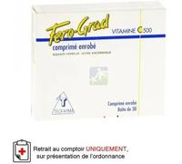 Médicament > Médicaments forme et vitalité > Médicaments à base de Vitamines et Minéraux Fero-Grad Vitamine C 500 Comprimés x 30 - Vitamines et minéraux - Pharmacie en ligne LaSante.net