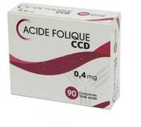 Médicament > Médicaments forme et vitalité > Médicaments à base de Vitamines et Minéraux > Médicament vitamine B Acide Folique CCD 0,4 mg Comprimés x 90 - Vitamines B - Pharmacie en ligne LaSante.net