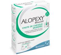 Médicament > Médicaments forme et vitalité > Médicaments chute des cheveux Alopexy 2% 3 x 60 ml - Chute des cheveux - Pharmacie en ligne LaSante.net