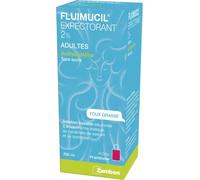 Médicament > Médicaments Maux de Gorge et Toux > Médicaments toux Fluimucil Expectorant 2% Acetylcysteine Adultes Sans sucre Framboise 200 ml - Toux - Pharmacie en ligne LaSante.net