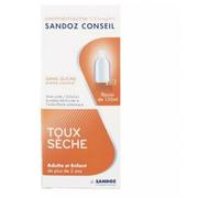 Médicament > Médicaments Maux de Gorge et Toux > Médicaments toux > Médicaments toux sèche Sandoz Conseil Oxomémazine 0,33 mg/ml Sirop Sans Sucre 150 ml - Toux sèche - Pharmacie en ligne LaSante.net