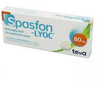 Médicament sans ordonnance > Médicament digestion et nausées > Médicaments maux d'estomac Spasfon-Lyoc 80 mg x 10 - Maux d'estomac - Pharmacie en ligne LaSante.net
