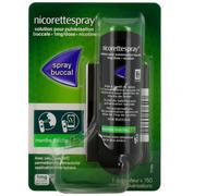 Médicament sans ordonnance > Médicament sevrage tabagique NicoretteSpray 1 mg Menthe Fraîche x 1
