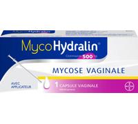 Médicament sans ordonnance > Médicaments Dermatologiques > Médicament Mycoses MycoHydralin 500 mg Capsule x 1