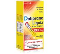 Médicament sans ordonnance > Médicaments douleurs et fièvre DolipraneLiquiz 1000 mg Sachets x 8 - Douleurs et fièvres - Pharmacie en ligne LaSante.net