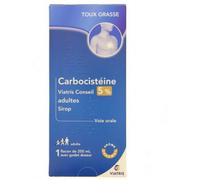 Carbocisteine Mylan adultes 5% Sirop 200 ml