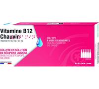 Médicament sans ordonnance > Médicaments ophtalmologie > Médicament pour irritation des yeux Vitamine B12 Chauvin 0,2 mg/0,4 ml x 10 - Irritations - Pharmacie en ligne LaSante.net