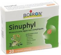 Médicaments sans ordonnance > Homéopathie > Comprimés homéopathiques Boiron Sinuphyl Comprimés x 20