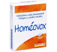 Médicaments sans ordonnance > Homéopathie > Comprimés homéopathiques Homéovox x 60 - Maux de gorge - Pharmacie en ligne LaSante.net
