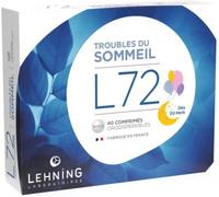 Médicaments sans ordonnance > Homéopathie > Comprimés homéopathiques Lehning n°72 Troubles du Sommeil Comprimésx 40