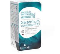 Médicaments sans ordonnance > Homéopathie > Gouttes homéopathiques Lehning n°70 Gelsemium Nervosité Hyperémotivité 30 ml - Gouttes homéopathiques - Pharmacie en ligne LaSante.net