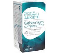 Médicaments sans ordonnance > Homéopathie > Gouttes homéopathiques Lehning n°70 Gelsemium Nervosité Hyperémotivité 30 ml