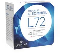 Médicaments sans ordonnance > Homéopathie > Gouttes homéopathiques Lehning n°72 Troubles du Sommeil 30 ml - Gouttes homéopathiques - Pharmacie en ligne LaSante.net