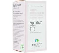 Médicaments sans ordonnance > Homéopathie > Gouttes homéopathiques Lehning n°88 Euphorbium Gouttes buvables 30 ml