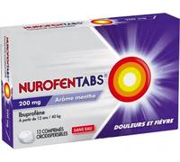Médicaments sans ordonnance > Médicaments contre les douleurs et la fièvre > Médicaments anti-inflammatoires > Ibuprofène NurofenTabs 200 mg - Ibuprofène - Pharmacie en ligne LaSante.net