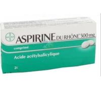 Médicaments sans ordonnance > Médicaments contre les douleurs et la fièvre > Médicaments anti-inflammatoires > Aspirine Aspirine du Rhône 500 mg - Aspirine - Pharmacie en ligne LaSante.netx 20
