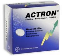 Médicaments sans ordonnance > Médicaments contre les douleurs et la fièvre > Paracétamol Actron Comprimés effervescentsx 20