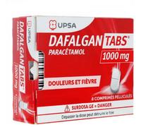 Médicaments sans ordonnance > Médicaments contre les douleurs et la fièvre > Paracétamol DafalganTabs 1 g Comprimés x 8 - Paracétamol - Pharmacie en ligne LaSante.net