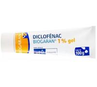 Médicaments sans ordonnance > Médicaments contre les douleurs et la fièvre > Pommades anti-douleurs Diclofénac Biogaran 1% Gel 100 g - Pommades anti-douleurs - Pharmacie en ligne LaSante.net