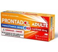 Médicaments sans ordonnance > Médicaments contre les douleurs et la fièvre Prontadol 500mg/50mg Comprimés x 16