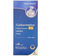 Carbocisteine Mylan adultes 5% Sirop 200 ml