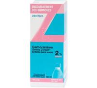 Médicaments sans ordonnance > Médicaments contre les maux de gorge et la toux > Médicaments contre la toux Carbocistéine Zentiva Conseil Enfants sans sucre 2% Sirop 125 ml - Toux - Pharmacie en ligne
