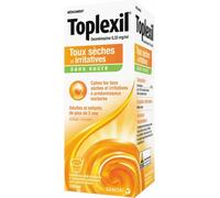 Médicaments sans ordonnance > Médicaments contre les maux de gorge et la toux > Médicaments contre la toux Toplexil Sirop Sans sucre 150 ml - Toux - Pharmacie en ligne LaSante.net