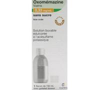 Médicaments sans ordonnance > Médicaments contre les maux de gorge et la toux > Médicaments contre la toux Oxomémazine Mylan Viatris 0,33 mg/ml Sirop Sans Sucre 150 ml - Toux - Pharmacie en ligne LaSa