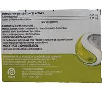 Médicaments sans ordonnance > Médicaments contre les maux de gorge et la toux > Médicaments contre le mal de gorge Strepsils Pastilles Citron Sans Sucre x 24