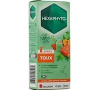Médicaments sans ordonnance > Médicaments contre les maux de gorge et la toux > Médicaments contre le mal de gorge Hexaphyto Toux Spray buccal 30 ml