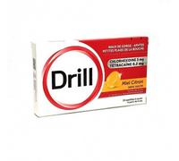 Médicaments sans ordonnance > Médicaments contre les maux de gorge et la toux > Médicaments contre le mal de gorge Drill Pastilles Sans Sucre Miel Citronx 24