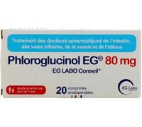 Médicaments sans ordonnance > Médicaments contre les troubles de digestion et les nausées > Médicaments contre la digestion difficile Phloroglucinol EG 80 mg Comprimés Orodispersibles x 30