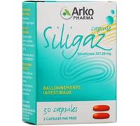 Médicaments sans ordonnance > Médicaments contre les troubles de digestion et les nausées > Médicaments contre les ballonnements Arkopharma Siligaz Capsules x 30