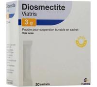 Médicaments sans ordonnance > Médicaments contre les troubles de digestion et les nausées > Médicaments contre la diarrhée Diosmectite Mylan Viatris 3 g Sachets à diluer x 30