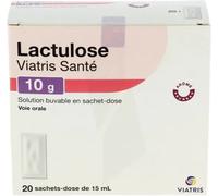 Médicaments sans ordonnance > Médicaments contre les troubles de digestion et les nausées > Médicaments contre la constipation Lactulose Mylan Viatris Solution Buvable Arôme Pruneau Sachets-doses x 30
