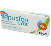 Médicaments sans ordonnance > Médicaments contre les troubles de digestion et les nausées > Médicaments contre les maux d'estomac Spasfon-Lyoc 80 mg x 10