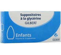 GILBERT Suppositoires à la glycérine Enfants Suppositoire(S) 10 pc(s)