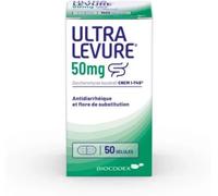 Médicaments sans ordonnance > Médicaments contre les troubles de digestion et les nausées > Médicaments contre la diarrhée Ultra Levure 50 mg x 50